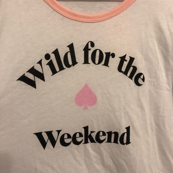 NWT Wildfox Weekend Graphic Tee - Picture 3 of 6